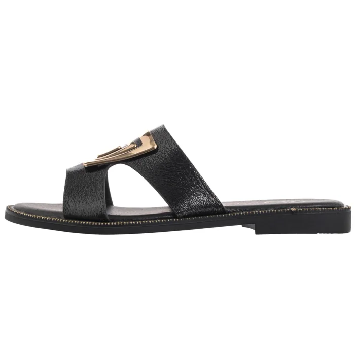 Klapki Filippo Czarne DK3703/25 BK – zdjęcie 2