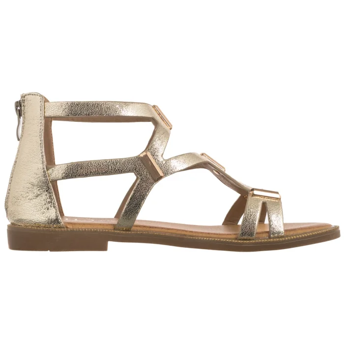 Sandały Filippo Złote DS6912/26 GO – zdjęcie 3