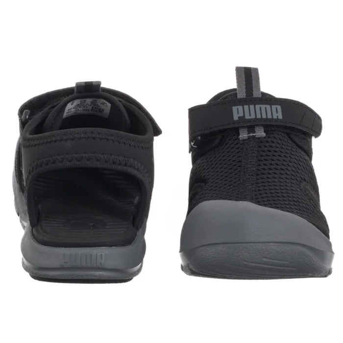 Sandałki Puma Fun Racer Sandal Mesh V Inf Puma Black-Cool Dark Grey 401576-01 – zdjęcie 4