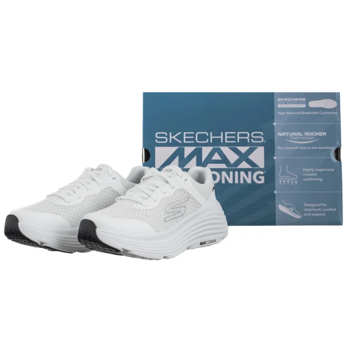 Sneakersy Skechers Max Cushioning Endeavour White/Black 129470/WBK – zdjęcie 6