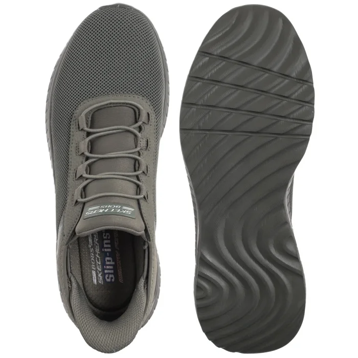 Buty Sportowe Skechers Bobs Squad Slip-Ins Chaos Tough Walk Olive 118303/OLV – zdjęcie 5