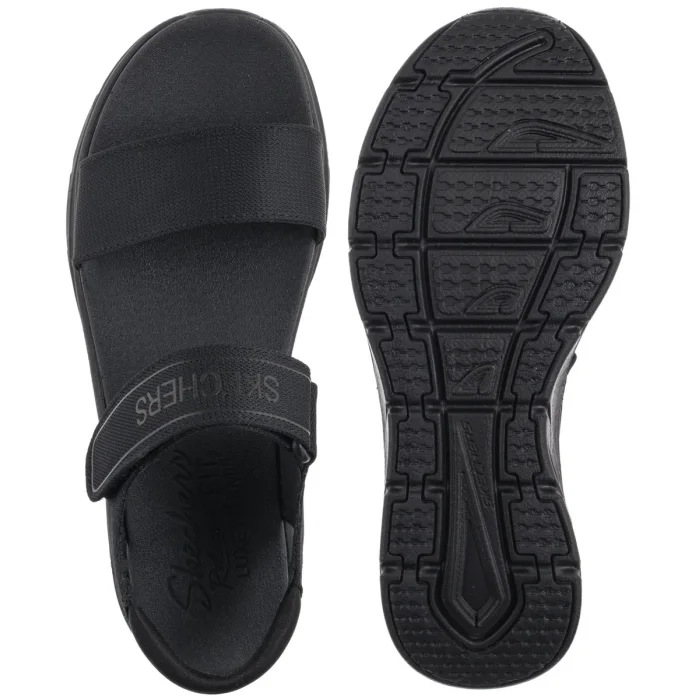 Sandały Skechers D'Lux Walker - New Block Black 119226/BBK – zdjęcie 5