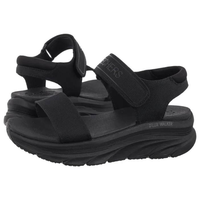 Sandały Skechers D'Lux Walker - New Block Black 119226/BBK – zdjęcie 1