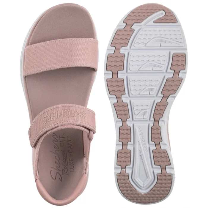 Sandały Skechers D'Lux Walker - New Block Blush 119226/BLSH – zdjęcie 5