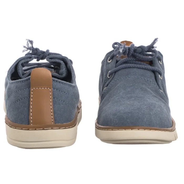 Półbuty Timberland Hookset Low Lace Sneaker Dark Blue Canvas 0A6CNJ EP4  – zdjęcie 4