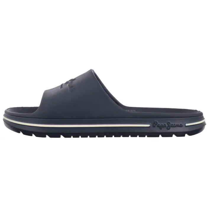 Klapki Pepe Jeans Beach Slide M Naval Blue PMS70159 575 – zdjęcie 2