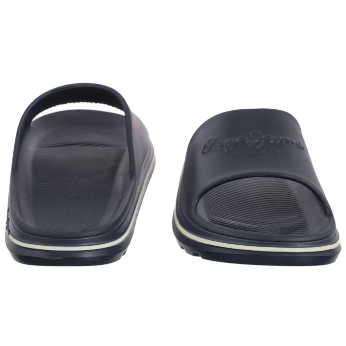 Klapki Pepe Jeans Beach Slide M Naval Blue PMS70159 575 – zdjęcie 4