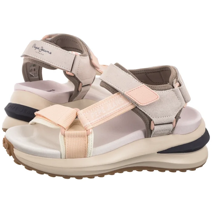 Sandały Pepe Jeans Winslove Sport Light Peach Beige PLS90708 108 – zdjęcie 1