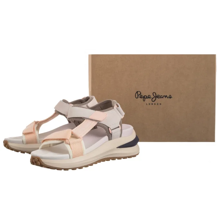 Sandały Pepe Jeans Winslove Sport Light Peach Beige PLS90708 108 – zdjęcie 6