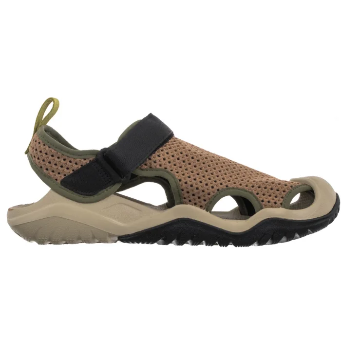 Sandały Crocs Swiftwater Prm Mesh Deck Sandal M Sepia 211095-2EY – zdjęcie 3