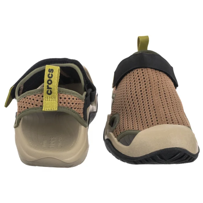 Sandały Crocs Swiftwater Prm Mesh Deck Sandal M Sepia 211095-2EY – zdjęcie 4