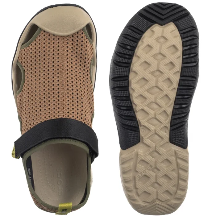 Sandały Crocs Swiftwater Prm Mesh Deck Sandal M Sepia 211095-2EY – zdjęcie 5