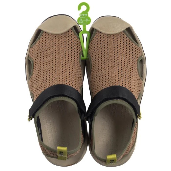 Sandały Crocs Swiftwater Prm Mesh Deck Sandal M Sepia 211095-2EY – zdjęcie 6