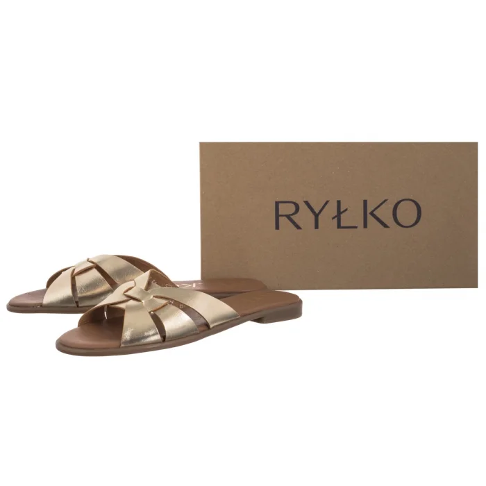 Sandały Ryłko Platynowe 0AGH7_V1 _5SW – zdjęcie 6