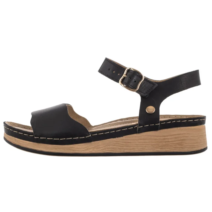 Sandały Ryłko Czarne T1G43___ _916 – zdjęcie 2