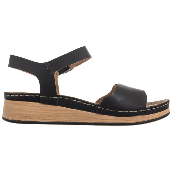 Sandały Ryłko Czarne T1G43___ _916 – zdjęcie 3