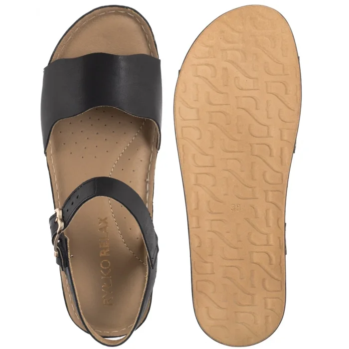 Sandały Ryłko Czarne T1G43___ _916 – zdjęcie 5