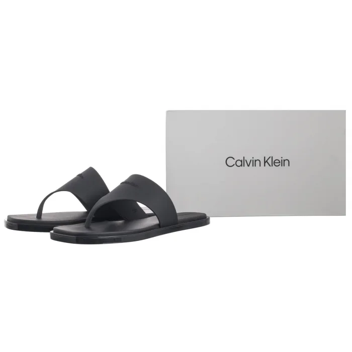 Japonki Calvin Klein Toe Post Tpu Slide Ck Black HW0HW02836 BEH – zdjęcie 6
