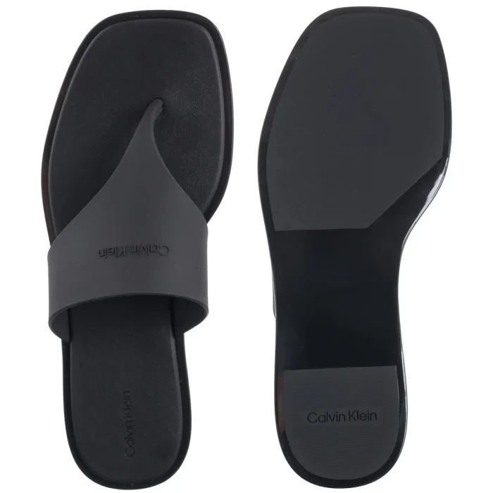 Japonki Calvin Klein Toe Post Tpu Slide Ck Black HW0HW02836 BEH – zdjęcie 5