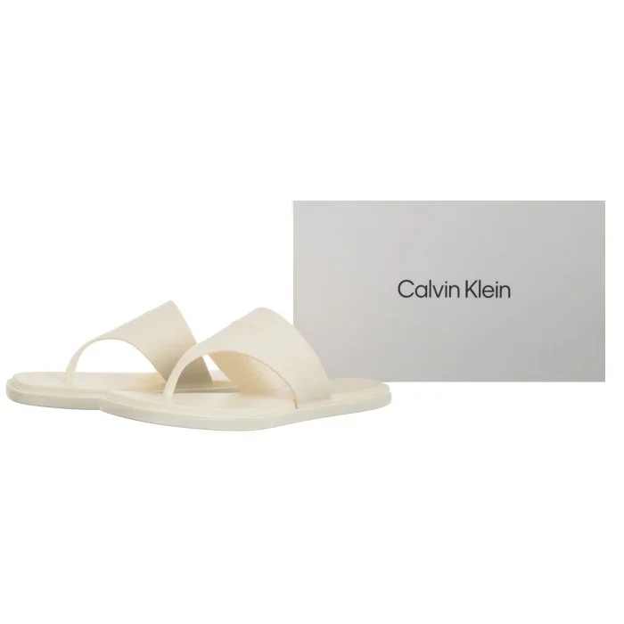 Japonki Calvin Klein Toe Post Tpu Slide Tofu HW0HW02836 YAS – zdjęcie 6