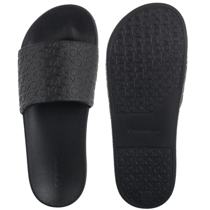 Klapki Calvin Klein Pool Slide Mono Ck Black HW0HW02541 – zdjęcie 5