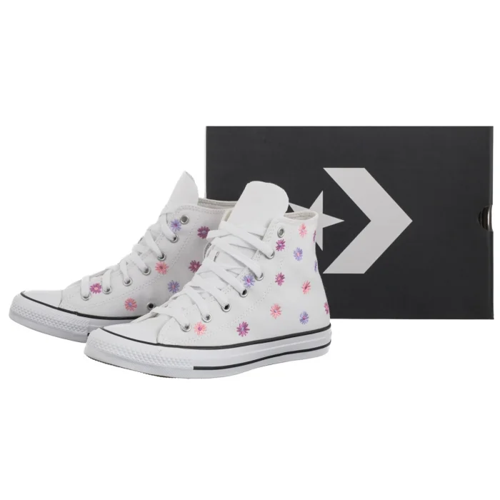 Trampki Converse CTAS Hi White/Lt Jellyfish Jitter A11781C – zdjęcie 6
