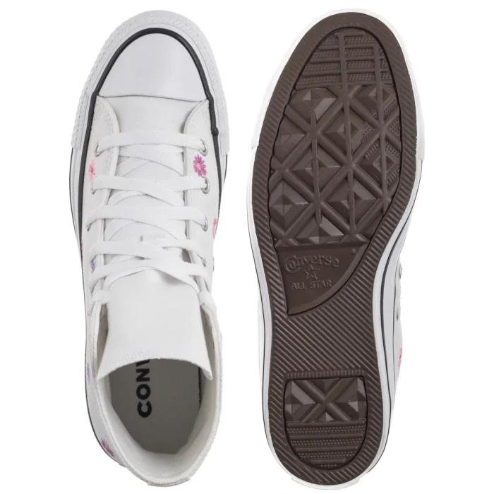 Trampki Converse CTAS Hi White/Lt Jellyfish Jitter A11781C – zdjęcie 5