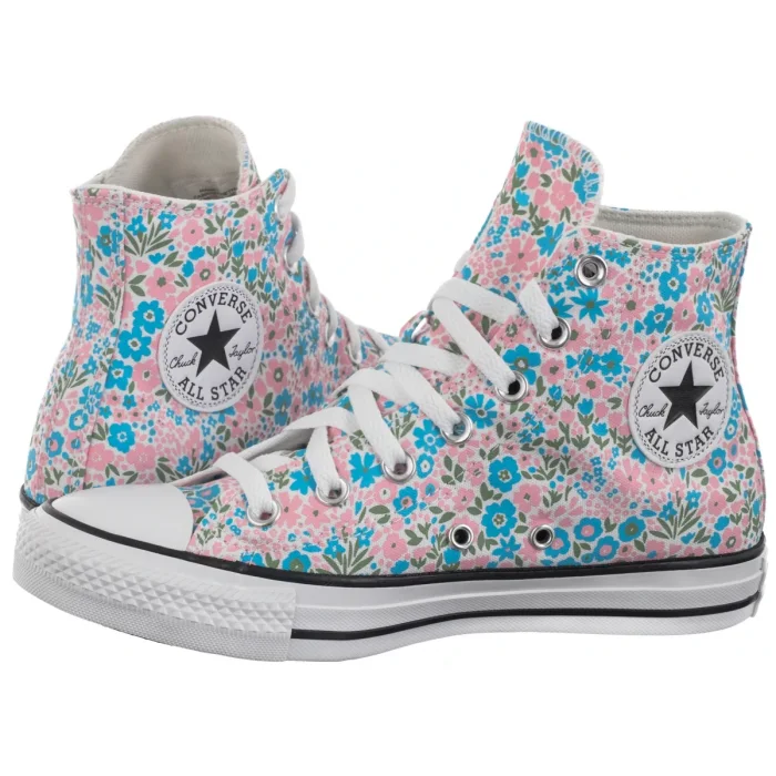 Trampki Converse CTAS Hi White/Gnarly Blue A14980C – zdjęcie 1