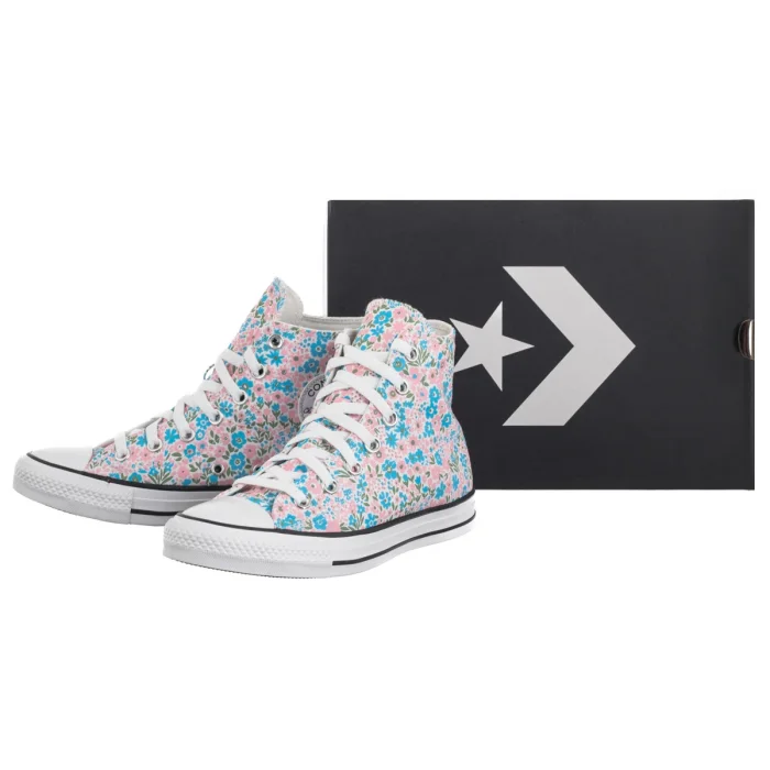 Trampki Converse CTAS Hi White/Gnarly Blue A14980C – zdjęcie 6
