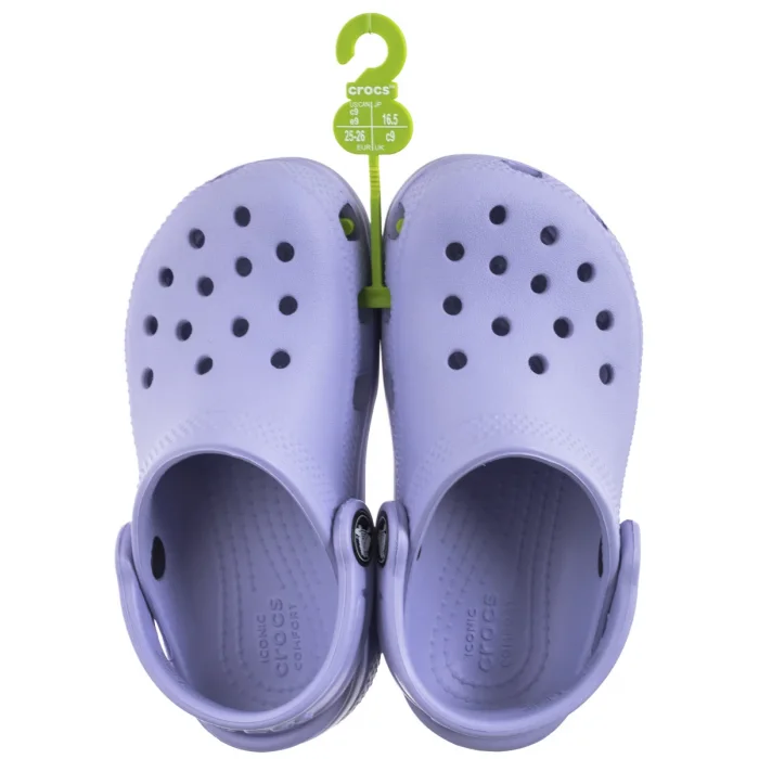 Klapki Crocs Classic Clog T Mystic Purple 206990-5BN – zdjęcie 6