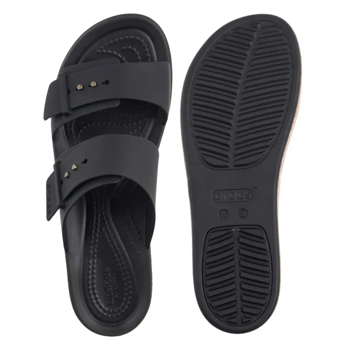 Klapki Crocs Brooklyn Cork Buckle Black 211252-001 – zdjęcie 6