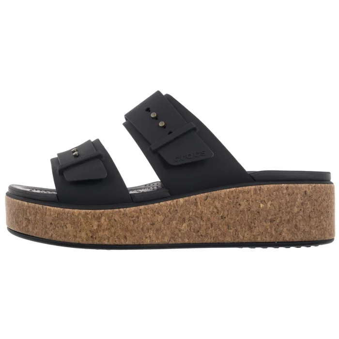 Klapki Crocs Brooklyn Cork Buckle Black 211252-001 – zdjęcie 2