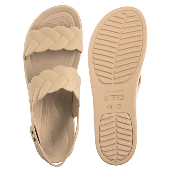 Sandały Crocs Brooklyn Woven Upper Lw Chai 209977-212 – zdjęcie 5