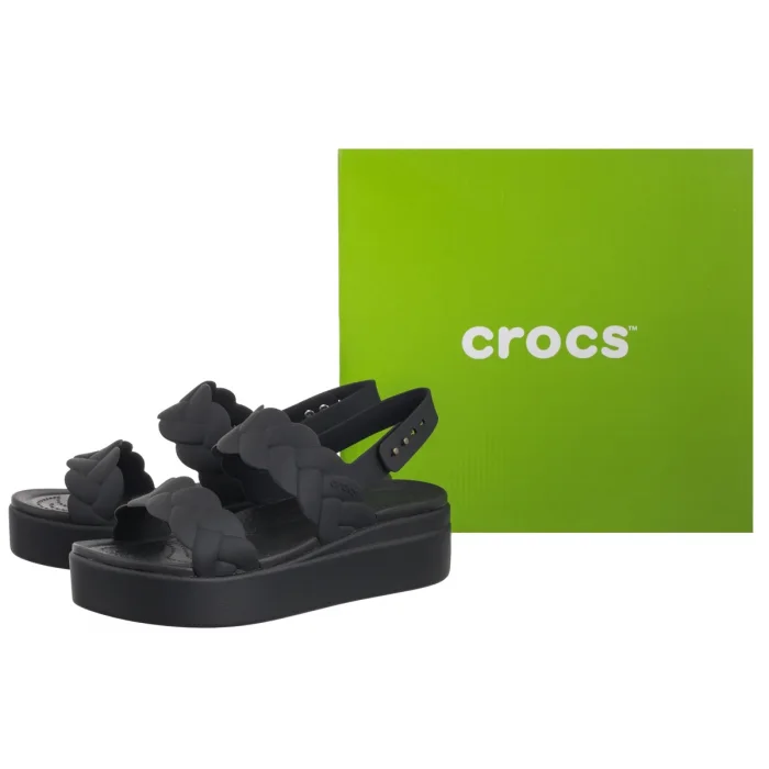 Sandały Crocs Brooklyn Woven Upper Lw Black/Black 209977-060 – zdjęcie 6