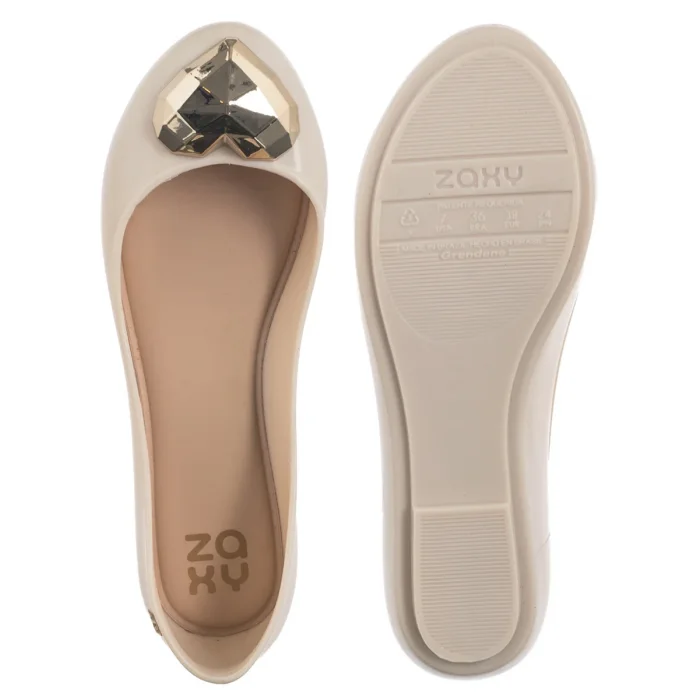 Baleriny Zaxy New Pop Precious Fem NN285009/AS651 Off White – zdjęcie 5