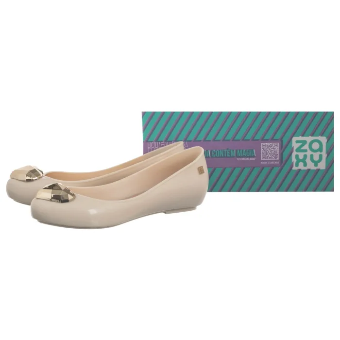 Baleriny Zaxy New Pop Precious Fem NN285009/AS651 Off White – zdjęcie 6