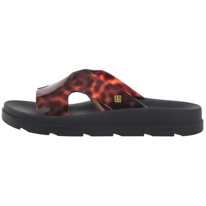 Klapki Zaxy Daily New AD RR285022/BH626 Czarny/Leopard – zdjęcie 2