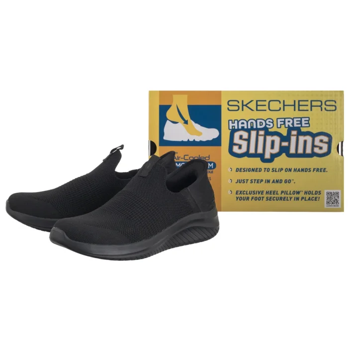 Sneakersy Skechers Ultra Flex 3.0 Smooth Step Slip-Ins Black 403844L/B – zdjęcie 6