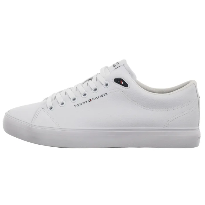 Sneakersy Tommy Hilfiger TH Hi Vulc Core Low Lth II Ess White FM0FM05511 YBS – zdjęcie 2