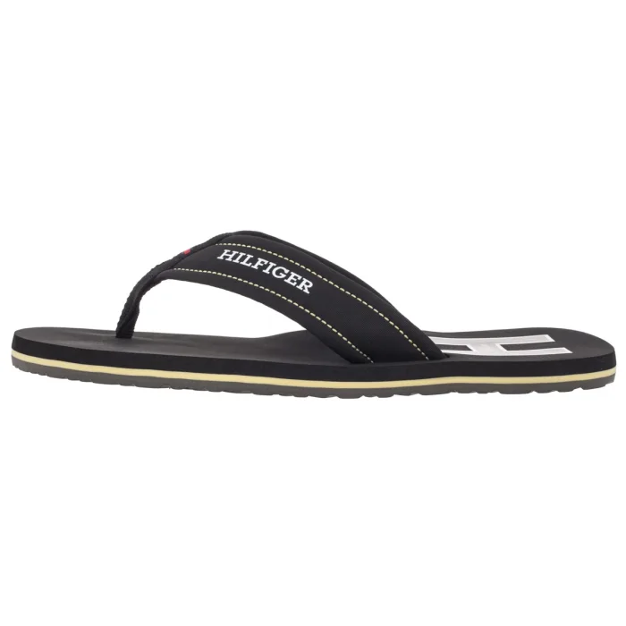 Japonki Tommy Hilfiger Hilfiger H Padded Beach Sandal Black FM0FM05536 BDS – zdjęcie 2