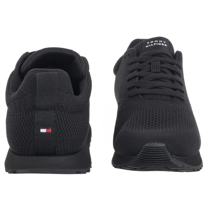 Sneakersy Tommy Hilfiger New Runner Eva Corpo Knit Black FM0FM05648 BDS – zdjęcie 4