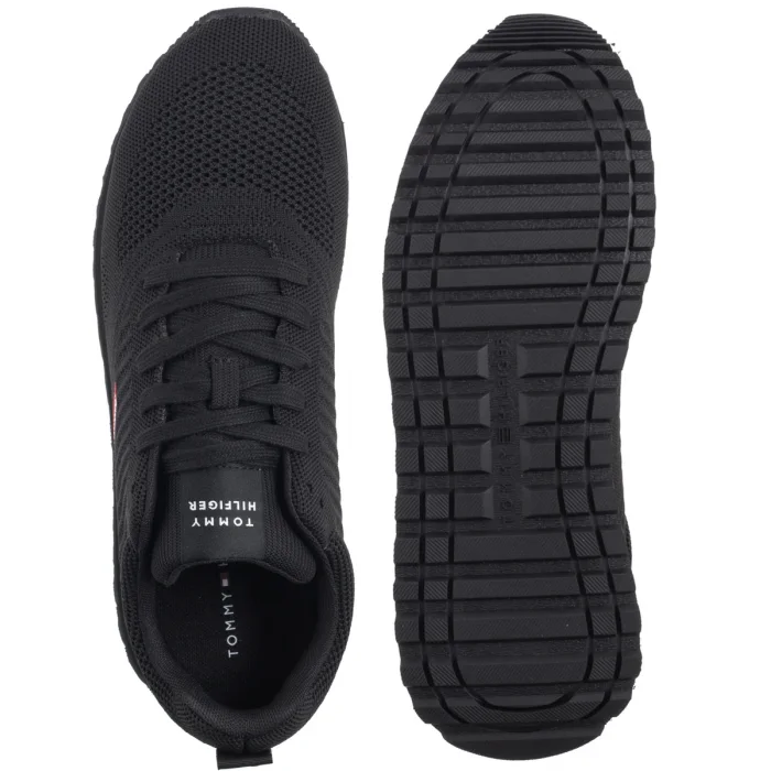 Sneakersy Tommy Hilfiger New Runner Eva Corpo Knit Black FM0FM05648 BDS – zdjęcie 5