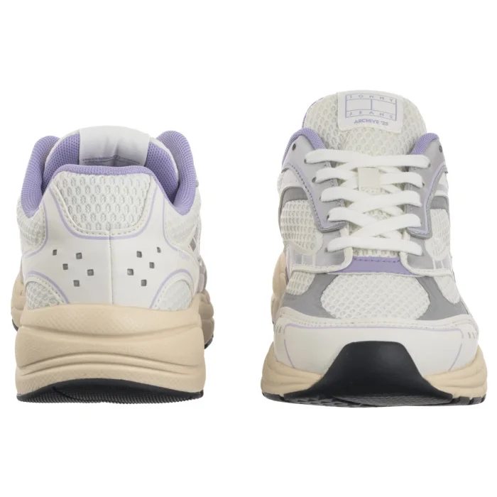 Buty Sportowe Tommy Hilfiger Archive'25 Ecru/Pale Amethyst EN0EN02809 02R – zdjęcie 4