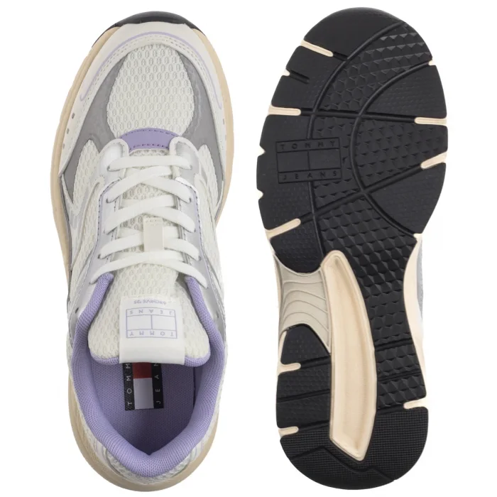 Buty Sportowe Tommy Hilfiger Archive'25 Ecru/Pale Amethyst EN0EN02809 02R – zdjęcie 5