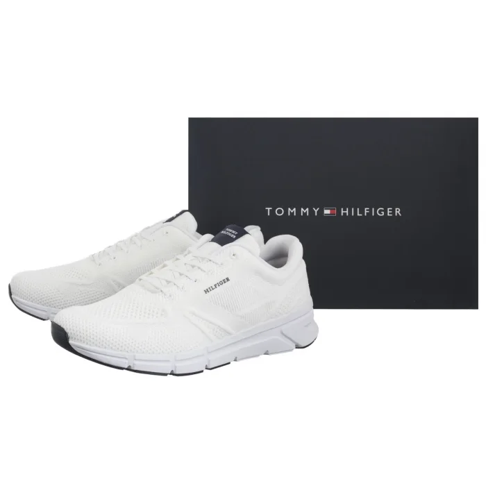 Buty Sportowe Tommy Hilfiger Modern Comfort Run Knit White FM0FM05524 YBS