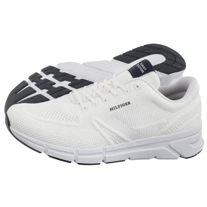 Buty Sportowe Tommy Hilfiger Modern Comfort Run Knit White FM0FM05524 YBS
