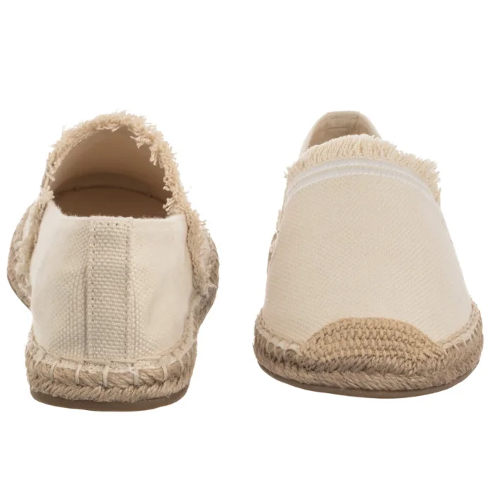 Espadryle Tommy Hilfiger Fringe Canvas Closed Espadrille Muslin FW0FW08881 ACJ – zdjęcie 4