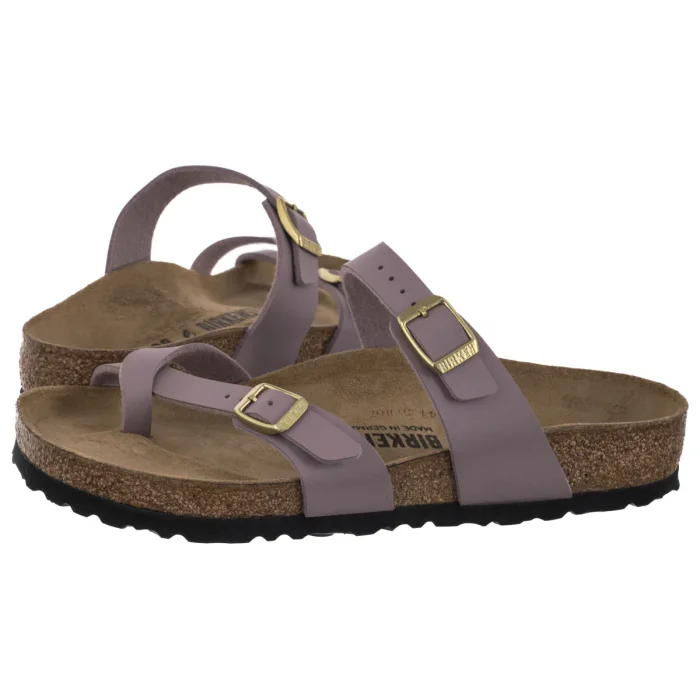 Klapki Birkenstock Mayari Nubuck Faded Purple 1030341 – zdjęcie 1