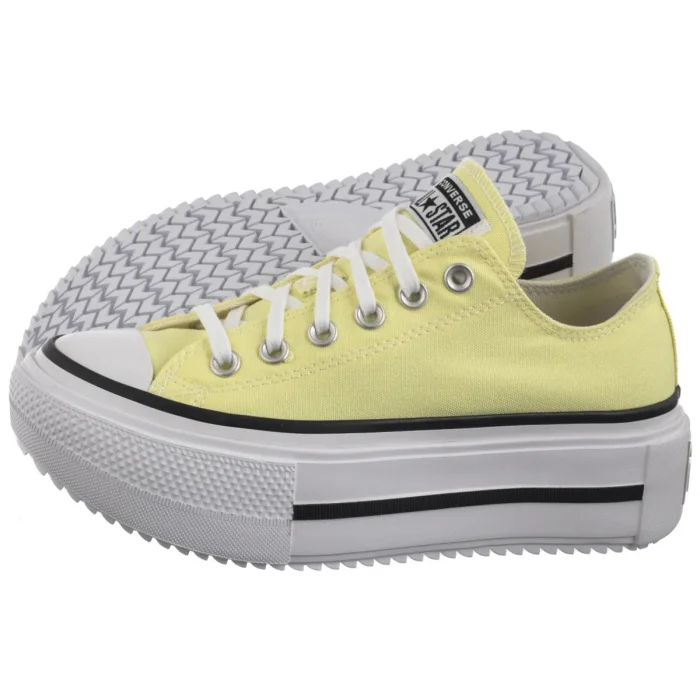 Trampki Converse CTAS Lift Double Stack Ox Lemon Slushy/White/Black A16283C – zdjęcie 1