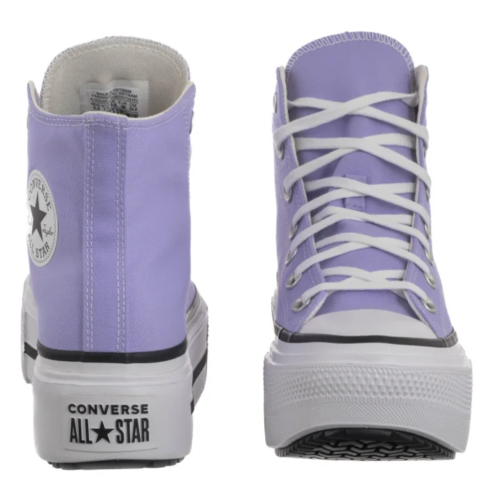 Trampki Converse CTAS Lift Double Stack Hi Violet Heat/Egret/Black A15206C – zdjęcie 4